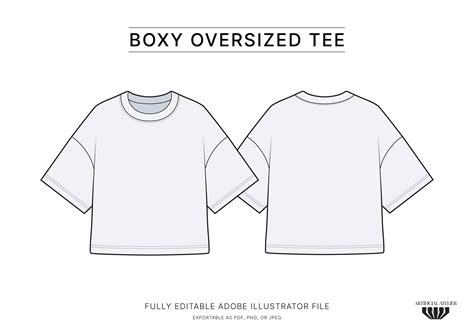 Box Tee Template