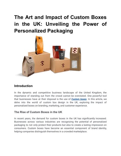 Boxed Heroes: Unveiling the Power of Packaging