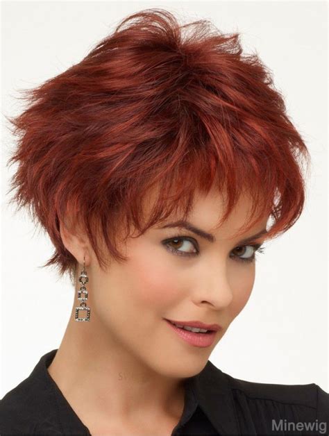 Boycuts Synthetic Lace Front Wavy Short Wigs For Women