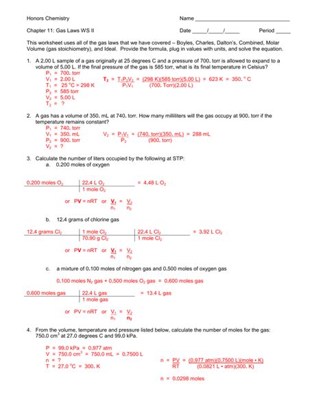 Boyles Law Cavalcade Publishing Answers Reader