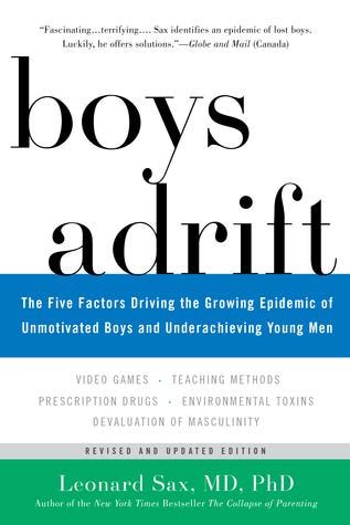 Boys Adrift The Five Factors Driving the Growing Epidemic of Unmotivated Boys and Underachieving Young Men Epub