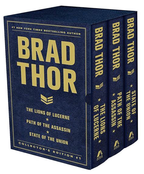 Brad Thor Collectors Edition 1 The Lions of Lucerne Path of the Assassin and State of the Union Kindle Editon