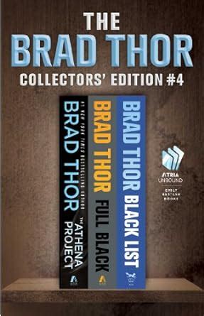 Brad Thor Collectors Edition 4 The Athena Project Full Black and Black List The Scot Harvath Series Reader
