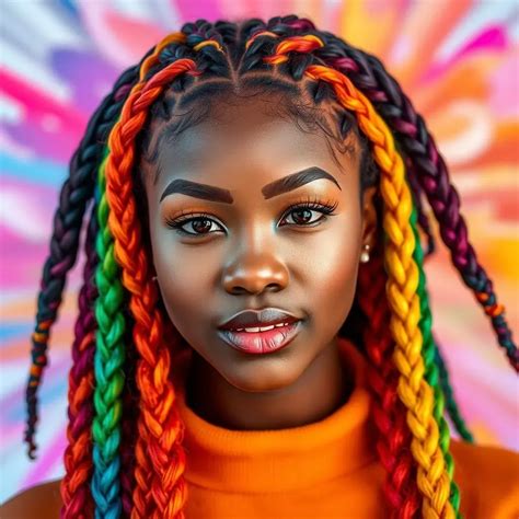 Braid Hair Colors: Express Yourself with Vivid Hues