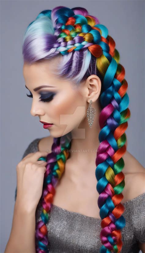 Braided Beauties: A Kaleidoscope of Hair Colors for Dazzling Dimensions