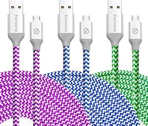 Braided Eversame Premium Charging Samsung Reader