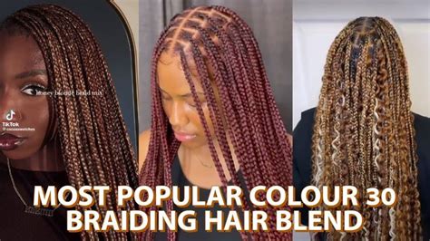 Braiding Hair Color 30: Ultimate Guide to Hair Transformations