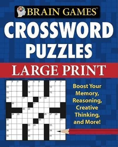 Brain Games Crossword Puzzles Large Print Brain Games Unnumbered Epub