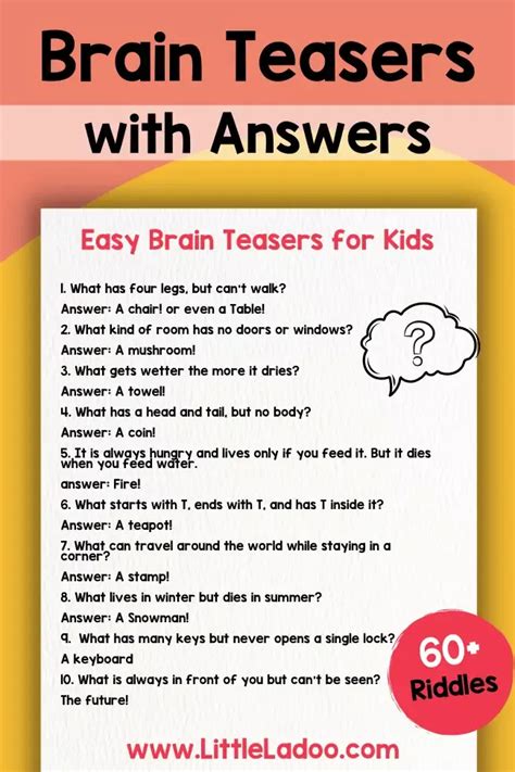 Brain Twister Questions And Answers Reader