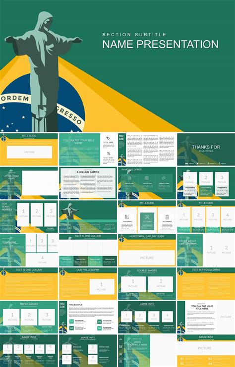 Brazil Slides Template
