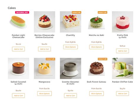 BreadTalk Menu Cake: 100+ Delectable Treats for Your Sweet Tooth