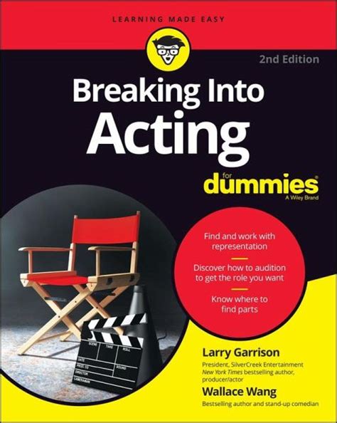 Breaking Into Acting for Dummies PDF