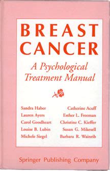 Breast Cancer A Psychological Treatment Manual PDF