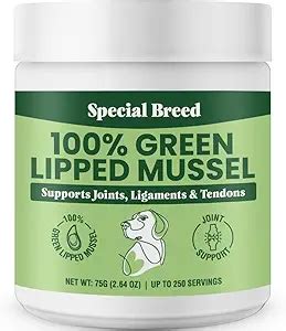 Breviews Green Lipped Mussel Supplement for Small Dogs: A Comprehensive Guide