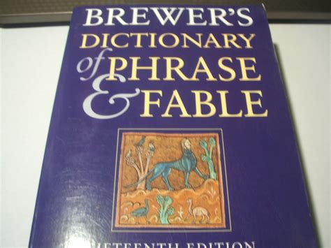 Brewer s Dictionary of Phrase and Fable Doc