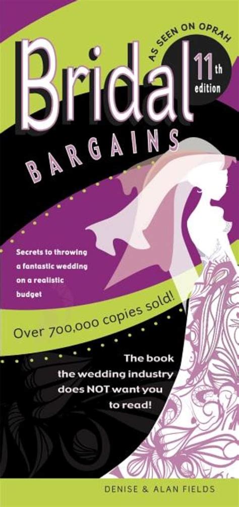 Bridal Bargains Secrets To Planning A Fantastic Wedding on a Realistic Budget PDF