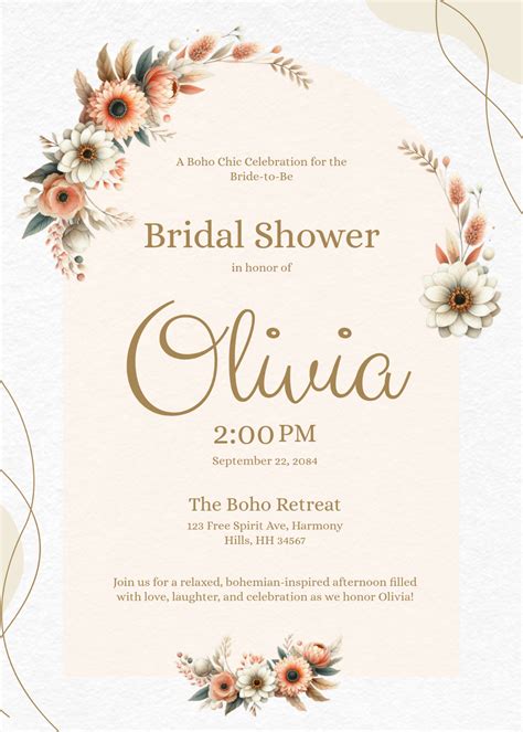 Bridal Shower Templates
