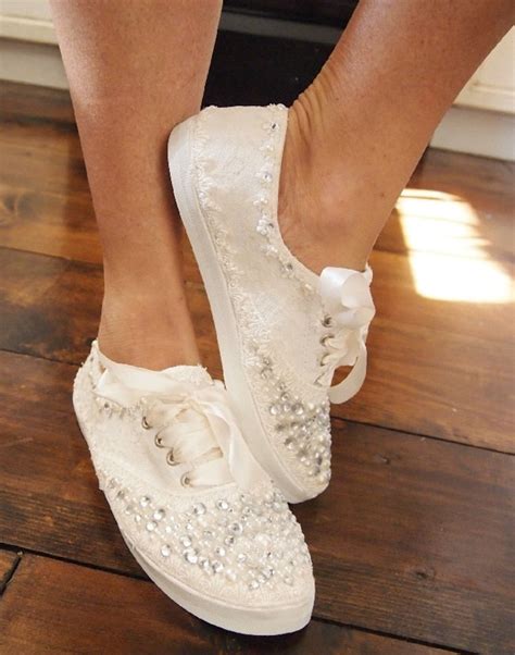 Bridal tennis shoes