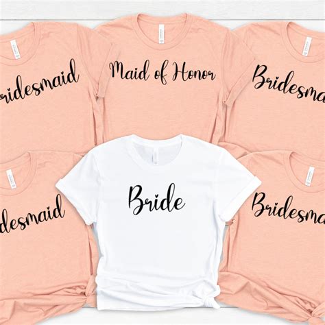 Bridesmaid T-Shirts: The Ultimate Guide to Matching Mementoes