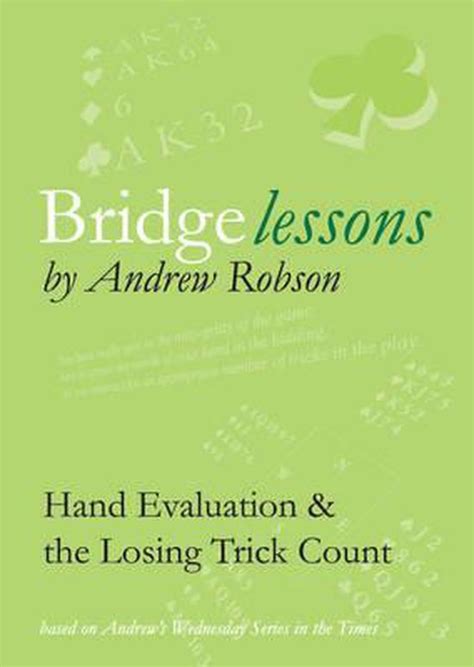 Bridge Lessons Hand Evaluation and the Losing Trick Count Reader