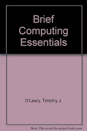 Brief Computer Essentials Epub