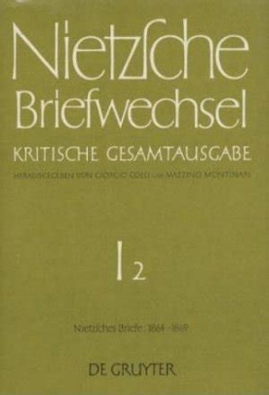 Briefe Von Friedrich Nietzsche Briefe September 1864-april 1869 German Edition Epub