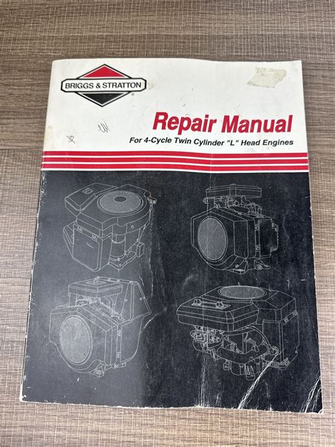 Briggs And Stratton Repair Manual 19g412 Ebook PDF