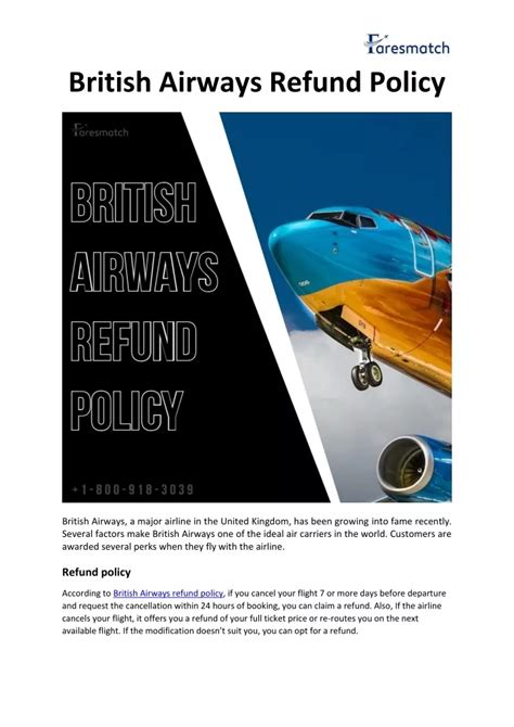 British Airways Refund Policy: 10,000-Word Guide for 2023