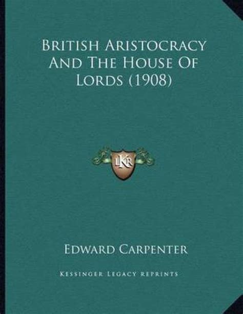 British Aristocracy and the House of Lords Epub