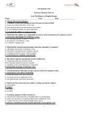 British Literature Selection And Theme Answer Key Doc