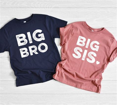 Bro and Sis Shirts: A Sibling Staple That Lasts a Lifetime