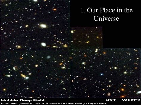 Broadens our understanding of our place in the universe: