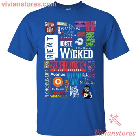 Broadway Musical Shirts: The Perfect Way to Show Your Love for the Theatre