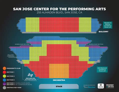 Broadway San Jose Seating Chart
