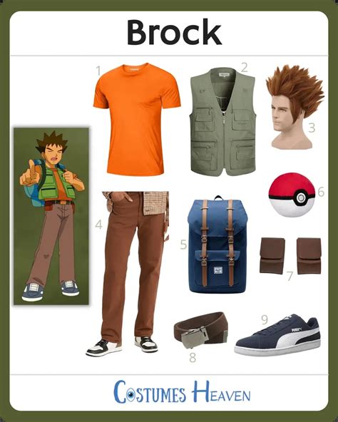 Brock Costume: A Complete Guide to Dressing Like the Pokémon Master