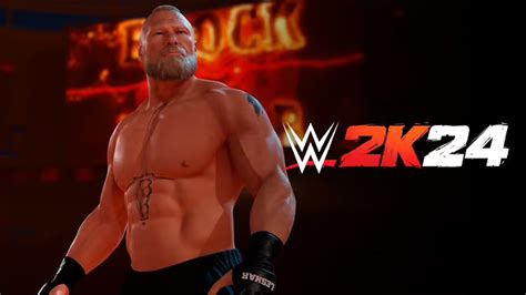 Brock Lesnar Wrestles into WWE 2K24