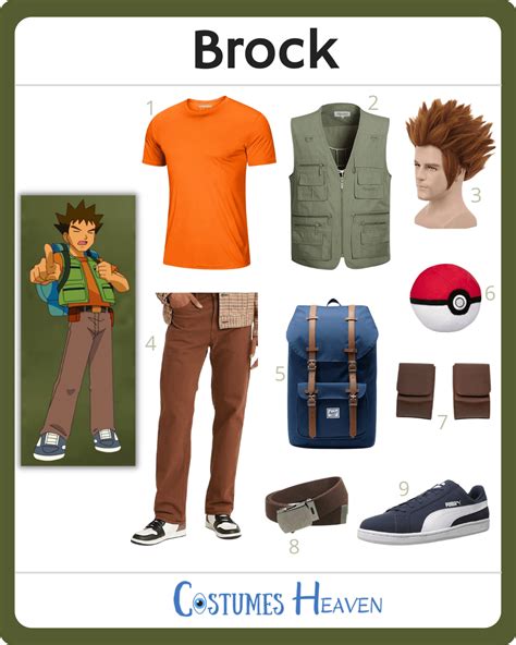 Brock Pokémon Costume: A Guide to Captivating Cosplay