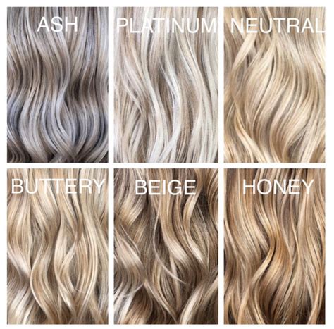 Bronde Hair Color Chart