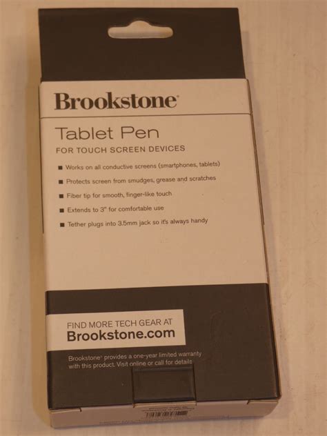 Brookstone Aluminum Tablet Pen Doc