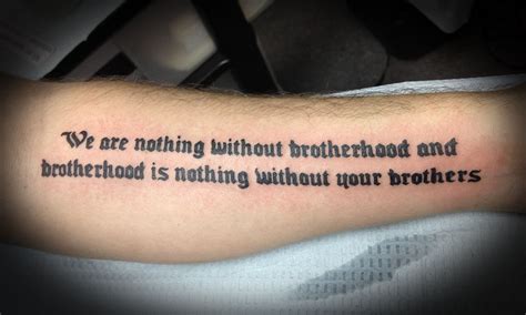 Brotherhood Tattoos: A Testament to Bonds That Last a Lifetime