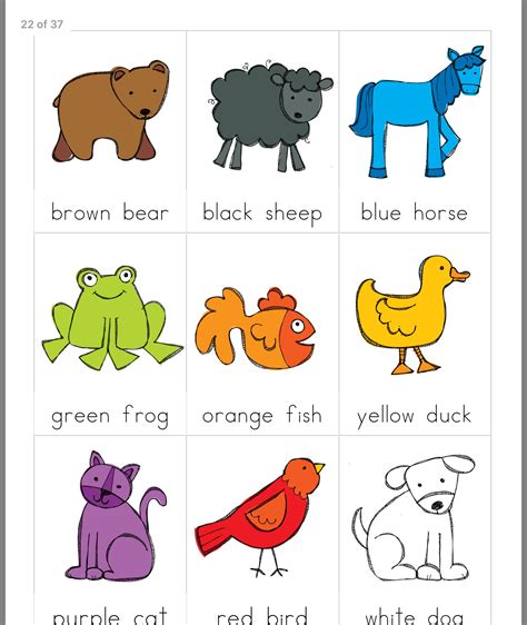 Brown Bear Characters Printable