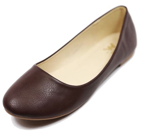 Brown Flat Ladies Shoes