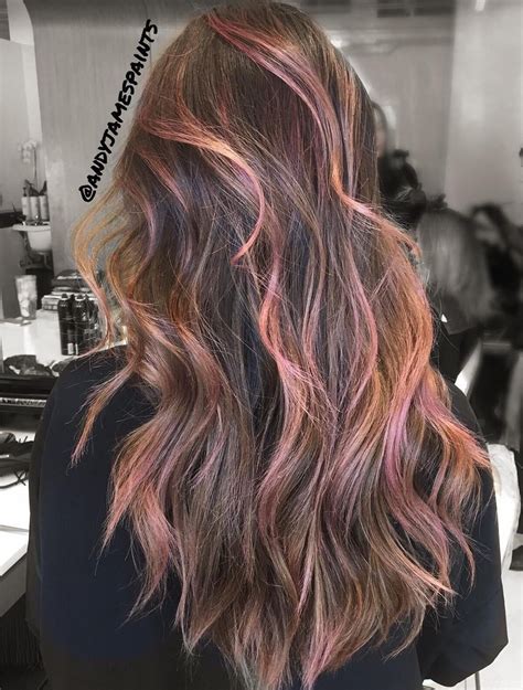 Brown Hair with Pink Highlights: A Timeless Trend