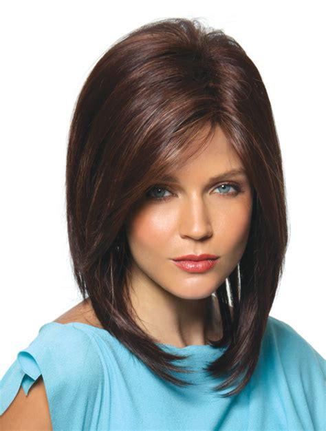 Brown Incredible Straight Synthetic Medium Wigs