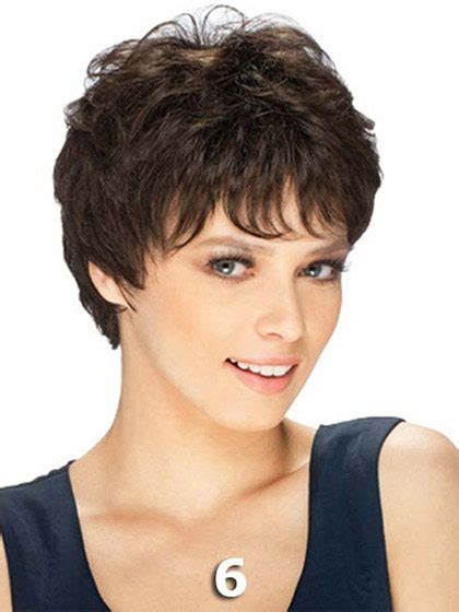 Brown Perfect Remy Human Hair Straight Short Wigs