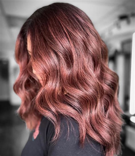 Brown Rose Gold Hair: A Perfect Blend of Warmth and Shine