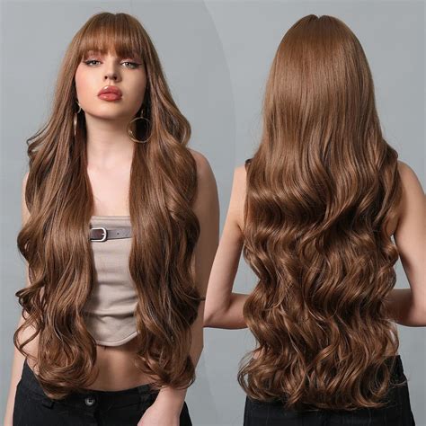 Brown Wavy Synthetic Stylish Long Wigs: A Guide to Enhance Your Style