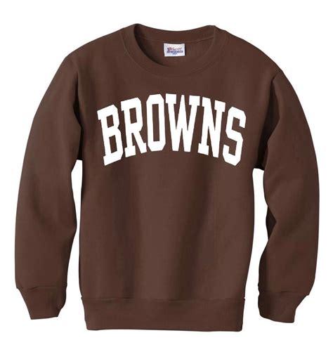 Browns Crewneck Sweatshirt: A Timeless and Versatile Fashion Staple