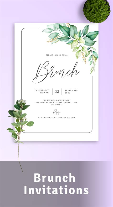 Brunch Invite Template
