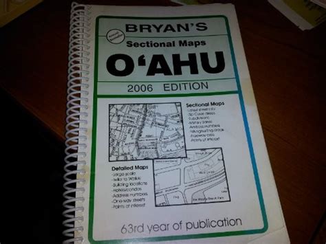 Bryans sectional maps of Oahu Ebook Epub